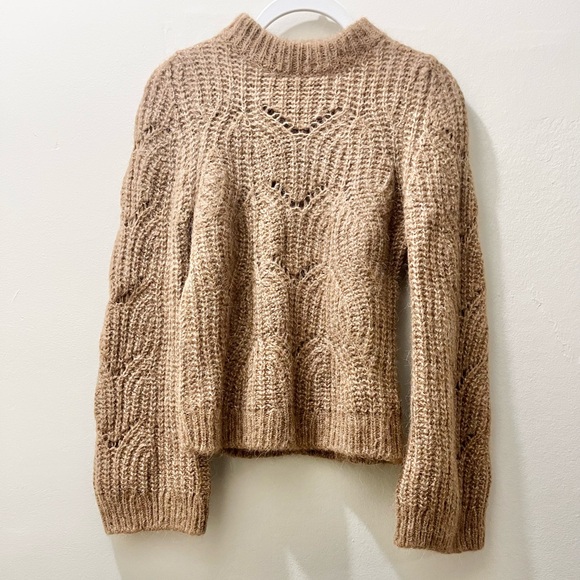 Sézane Youri Jumper in Light Camel, Size XXS - Picture 3 of 14